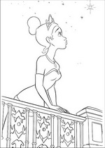 coloring page Princess and the Frog